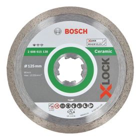 Bosch X - Lock - Standard Seri Seramik için 125 mm Elmas Kesme Diski