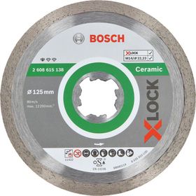Bosch X - Lock - Standard Seri Seramik için 125 mm Elmas Kesme Diski