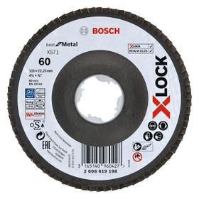Bosch X-LOCK X571 Best for Metal Flap Disk