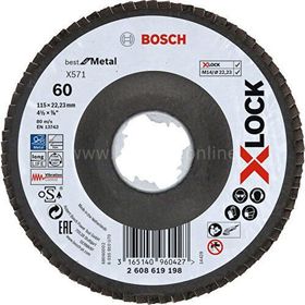 Bosch X-LOCK X571 Best for Metal Flap Disk