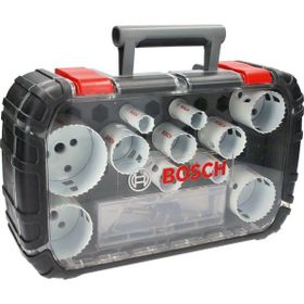 Bosch - Yeni Progressor Serisi Delik Açma Panç Seti 14 Parça Ø 20-22-25-32-35-40-44-51-60-64-76 mm Testere