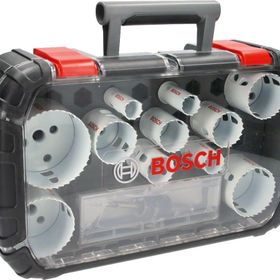 Bosch - Yeni Progressor Serisi Delik Açma Panç Seti 14 Parça Ø 20-22-25-32-35-40-44-51-60-64-76 mm Testere