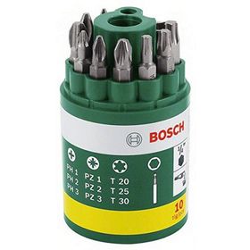 Bosch Yeşil 10 Adet Vidalama Ucu Seti