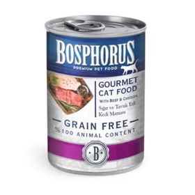 Bosphorus 12x415 gr Gurme Sığır Etli Ve Tavuk Etli Kedi Konservesi