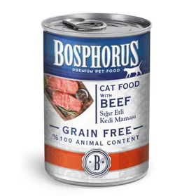 Bosphorus 415 gr Tahılsız Sığır Etli Kedi Konservesi