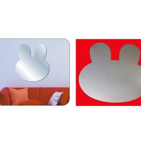 Bosphorus Aynalı Tavşan Şekilli Duvar Sticker