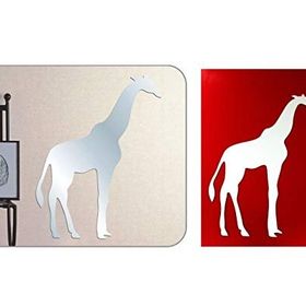 Bosphorus Aynalı Zürafa Şekilli Duvar Sticker