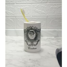 Bosphorus Diş Fırçalık Kraliçe Desenli Banyo Aksesuarı