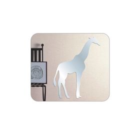 Bosphorus Giraffe Aynalı 20x14.8 cm 2 Adet Duvar Stickerı