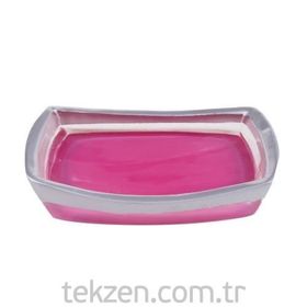 Bosphorus Gri Pembe Poliresin Sabunluk