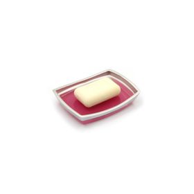 Bosphorus Gri Pembe Poliresin Sabunluk