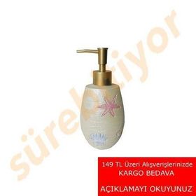 Bosphorus İstiridye Desen Poliresin Sıvı Sabunluk