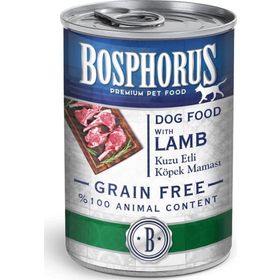 Bosphorus Kuzu 415 gr Etli Tahılsız Taurinli Yetişkin Köpek Konservesi