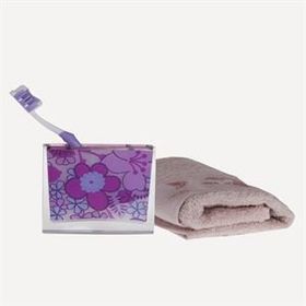 Bosphorus Pembe Çiçekli Diş Fırçalık Banyo Aksesuarı