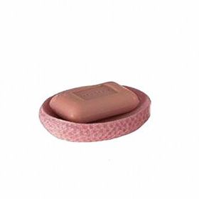 Bosphorus Pembe Petek Desenli Sabunluk Banyo Aksesuarı