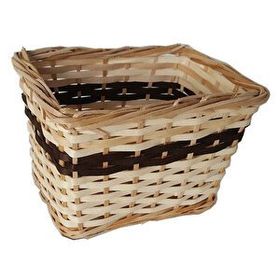 Bosphorus Renkli Orta Boy Natural Hasır Sepet