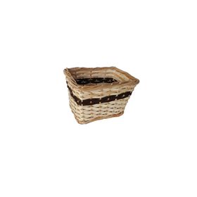 Bosphorus Renkli Orta Boy Natural Hasır Sepet