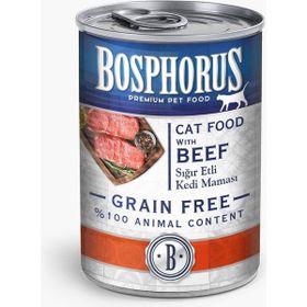 Bosphorus Sığır Etli 4x415 gr Konserve Kedi Maması