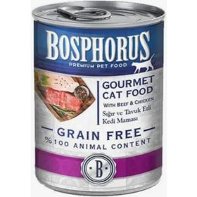 Bosphorus Sığır ve Tavuk Etli Tahılsız 415 gr Kedi Maması
