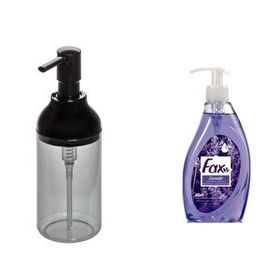 Bosphorus Siyah Füme Sıvı Sabunluk ve 400 ml Lavanta Kokulu Sıvı Sabun
