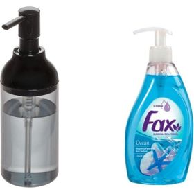 Bosphorus Siyah Füme Sıvı Sabunluk ve 400 ml Okyanus Kokulu Sıvı Sabun