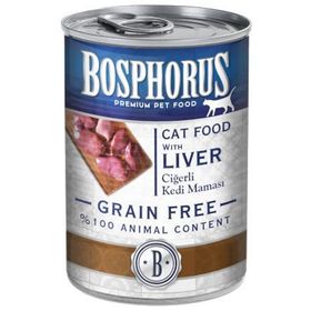Bosphorus Tahılsız Konserve Ciğerli 415 gr Kedi Maması