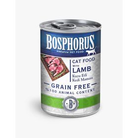 Bosphorus Tahılsız Konserve Kuzu Etli 24x415 gr Kedi Maması