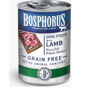 Bosphorus Tahılsız Konserve Kuzu Etli 6x415 gr Köpek Maması