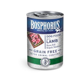 Bosphorus Tahılsız Kuzu Etli 12x415 gr Büyük Irk Yavru Yaş Köpek Maması