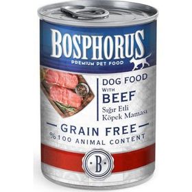 Bosphorus Tahılsız Sığır Etli Konserve 415 gr Yetişkin Köpek Maması