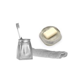 Bosphorus Taşlı Gümüş poliresin Diş Fırçalık