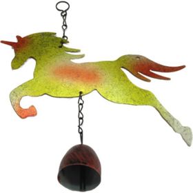 Bosphorus Unicorn Figürlü Sarı Rüzgar Çanı