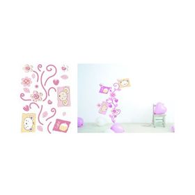 Bosphorus XFG110 Çiçekli Ağaç Desenli Pvc 50x70 cm Duvar Stickerı
