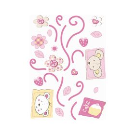 Bosphorus XFG110 Çiçekli Ağaç Desenli Pvc 50x70 cm Duvar Stickerı