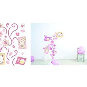Bosphorus XFG110 Çiçekli Ağaç Desenli Pvc 50x70 cm Duvar Stickerı