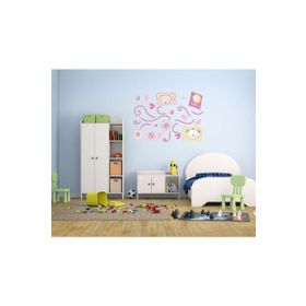 Bosphorus XFG110 Çiçekli Ağaç Desenli Pvc 50x70 cm Duvar Stickerı