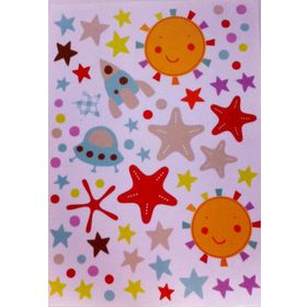 Bosphorus XFG141 Uzaylı Desen Pvc 50x70 cm Duvar Stickerı