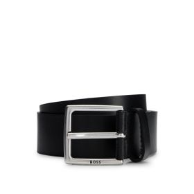 Boss 1 Rummi SZ40 İtalyan Derisinden Metal Detaylı Antik Görünümlü Black Erkek Kemer