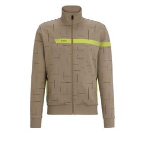 Boss 334 Işık Pastel Yeşil Fermuarlı Erkek Sweatshirt