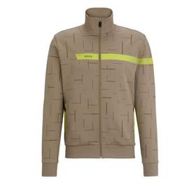Boss 334 Işık Pastel Yeşil Fermuarlı Erkek Sweatshirt