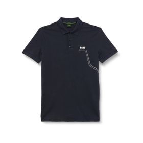 Boss 402 Polo Koyu Mavi Erkek T-shirt