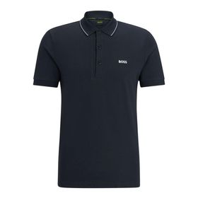 Boss 402 Polo Koyu Mavi Erkek T-shirt