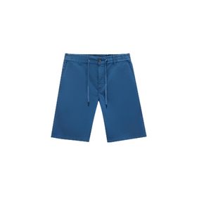 Boss 5003286411 Koyu Mavi Erkek Bağlamalı Bel Tapered Fit Şort