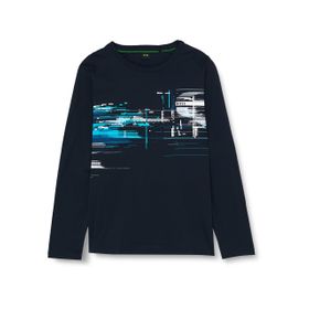 Boss 50412363 402 Koyu Mavi Erkek T-shirt