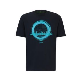 Boss 50412363 402 Koyu Mavi Erkek T-shirt