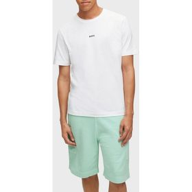 Boss 50473278 Beyaz Erkek T-shirt