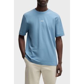 Boss 50473278 Mavi Erkek T-shirt