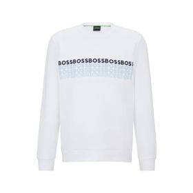 Boss 50474681 Beyaz Erkek Sweatshirt
