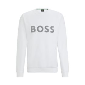 Boss 50474681 Beyaz Erkek Sweatshirt