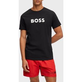Boss 50491706 001 Siyah Erkek T-Shirt